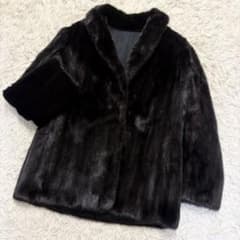 OSFUR オズファー ミンク リアルファーコート ブラック Fサイズ - メルカリ