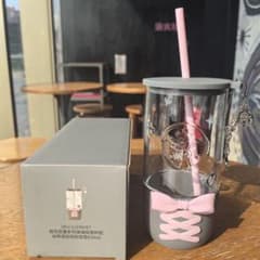 海外Starbucks 限定ガラスストロー付タンブラー 635ml | Mercari