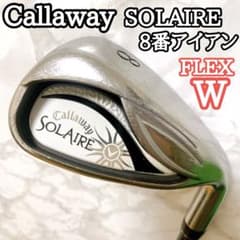 solaire 8番アイアン　レディース Callaway SOLAIRE キャロウェイ レディースアイアン 単品 8番 - メルカリ