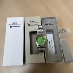 NAVAL WATCH x LOWERCASE 自動巻き 腕時計 グリーン - メルカリ