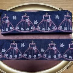 Thumbnail of ドレス刺繍リボン ネイビーブルー