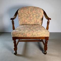 ✨オールドカリモク ダイニングチェア コロニアル キャスター付き ④