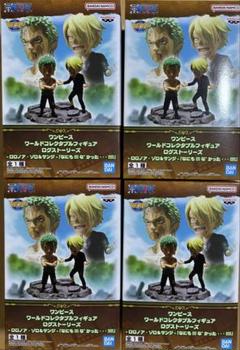 ワンピース　ワーコレ　フィギュア　ログストーリーズ　ゾロ&サンジ　4個セット