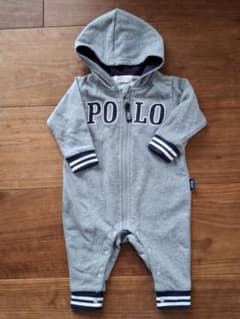 POLO Baby パーカー ロンパース グレー 70cmのサムネイル