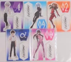 シン・エヴァンゲリオン劇場版アクスタ全5種/シンジ、カヲル、レイ 