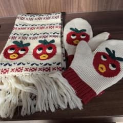 新品ヒステリックグラマートマトキャラクター バッグ、マフラー、ミトンセット Hysteric Glamour トマトバード マフラー、ミトン - メルカリ