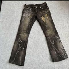 パンツ midas rare python lame denim midas rare python lame denim - メルカリ