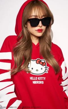 MIRROR9  HELLO KITTY ICON hoodie REDのサムネイル