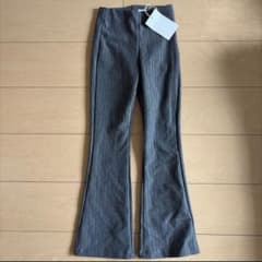 ZARA ストライプ柄 フレアパンツ 131cmのサムネイル