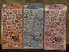 【正規品】うるちゅるポップシール　正規品　マイメロ　シナモロール　キティ　ベビーのサムネイル