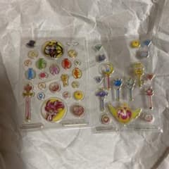 Pretty Guardian Sailor Moon Sticker Set (2 stickers) - Carddass
