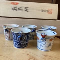 林九郎 一閑人 絵変わり 湯呑み 煎茶揃 5客セット - メルカリ