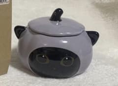 【新品未使用】スターバックス　ハロウィン　猫の顔デザイン陶器キャニスターのサムネイル