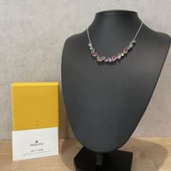 未使用級✨現行 スワロフスキー Gema ネックレス マルチカラー 箱無 未使用級✨現行 スワロフスキー Gema ネックレス マルチカラー 箱無