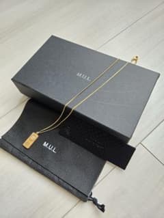 M.U.L.ネックレス マットゴールド スクエアチェーン セブンフェアリー