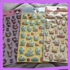 サンリオ ぷくっとシール 3種セット クロミ ハンギョドンのサムネイル