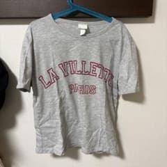 H&M LA VILLETTE PARIS Tシャツ グレーのサムネイル
