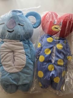 신품 BT2 KOYA TATA 봉제 장난감 티슈 박스 커버 케이스