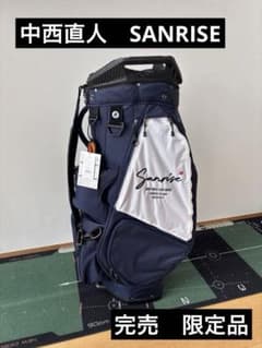 SANRISE×Sun Mountain キャディバッグ ネイビー　中西直人 SANRISE×Sun Mountain キャディバッグ ネイビー 中西直人 - メルカリ