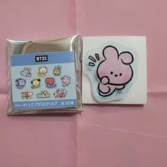 BT21 minini 트레이딩 아크릴 클립 COOKY