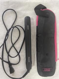 現行品/耐熱収納袋付き パナソニック　 ストレートヘアアイロンのサムネイル