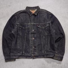 90s Levi's 70503 先染めブラック デニムジャケット L - メルカリ