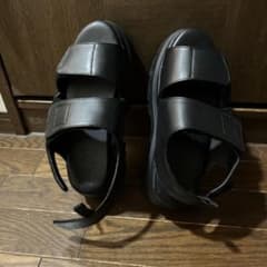 厚底サンダル ブラック XLサイズのサムネイル