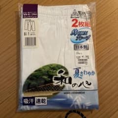 メンズアンダーウェア LL 2枚組 吸汗速乾　ズボン下　ロングパンツのサムネイル