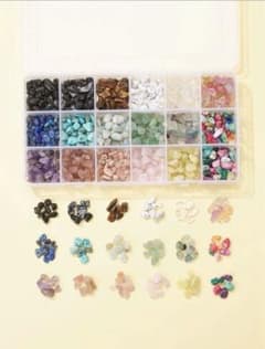 【今だけ大特価】18種類　ハンドメイド　天然石　パーツ　大量　詰め合わせのサムネイル