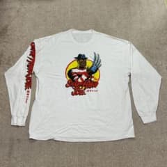 SHARP HAND JOE ロンT XXL ホワイト エルム街の悪夢 パロディのサムネイル