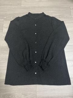 Thumbnail of GALLARDAGALANTE黒のドット柄長袖シャツ