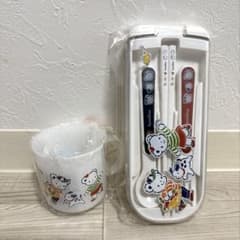 ⭐︎ファミリア⭐︎ 3点セット　コップ　トリオセット　ランチ　カトラリーのサムネイル