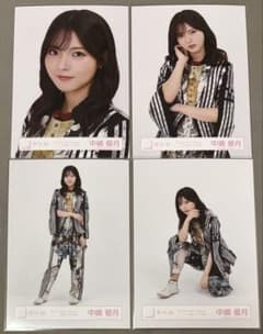 櫻坂46 中嶋優月 生写真 4種コンプ 5thツアー ドーム ストライプ衣装のサムネイル