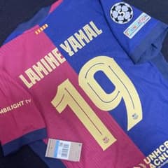 【正規品】ラミン・ヤマル　バルセロナ　24/25 ホームオーセンティック 正規品】ラミン・ヤマル バルセロナ 24/25 ホーム