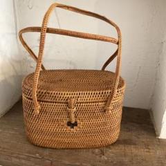 【新品・未使用】バリ島　アタバッグ　中袋付き バリ島 アタバッグ 未使用 オーダーメイド 内袋付き 送料込