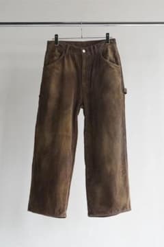 ANCELLM CORDED VELVETEEN PAINTER PANTS 1のサムネイル