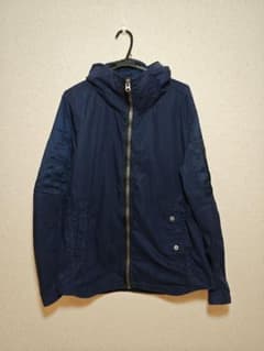 G-STAR RAW ジースターロゥ フード付き マウンテンパーカー 紺のサムネイル