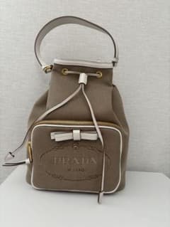PRADA プラダ　ロゴジャガード　巾着　バッグのサムネイル