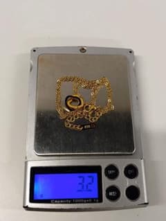 K18 K18刻印 ハート ネックレスのサムネイル