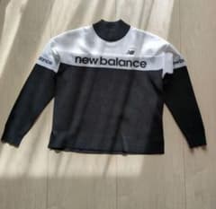 new balance golf ニット 黒・白 ゴルフウェア サイズ1 - メルカリ