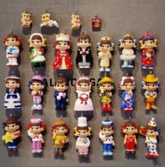 ぺこちゃん25個セット キーホルダーセットのサムネイル
