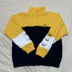 adidas 3ストライプ ナイロンジャケット Mサイズ - メルカリ