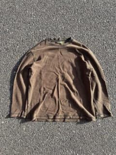 90s 00s eddie bauer ボーダー ロンT 長袖 ヘンリーネックのサムネイル