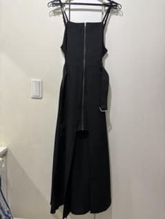 GORGE 《ベルト付き×フロントＺＩＰ》オールインワン ブラックのサムネイル