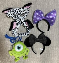 ディズニー カチューシャ パスケース 5点セットのサムネイル