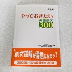 【美品】やっておきたい英語長文300のサムネイル
