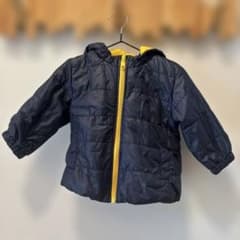 UNIQLO baby ネイビー キルティングジャケット 80のサムネイル