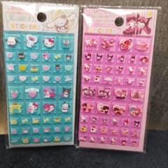サンリオ キャラクターズ 立体シール 2枚セットのサムネイル