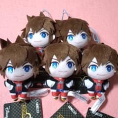 キングダムハーツ マスコット ぬいぐるみ アクセル、シオン、ロクサス