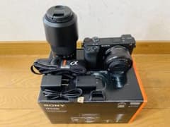 「美品」SONY α6400 ダブルズームレンズキット　ILCE-6400Yのサムネイル